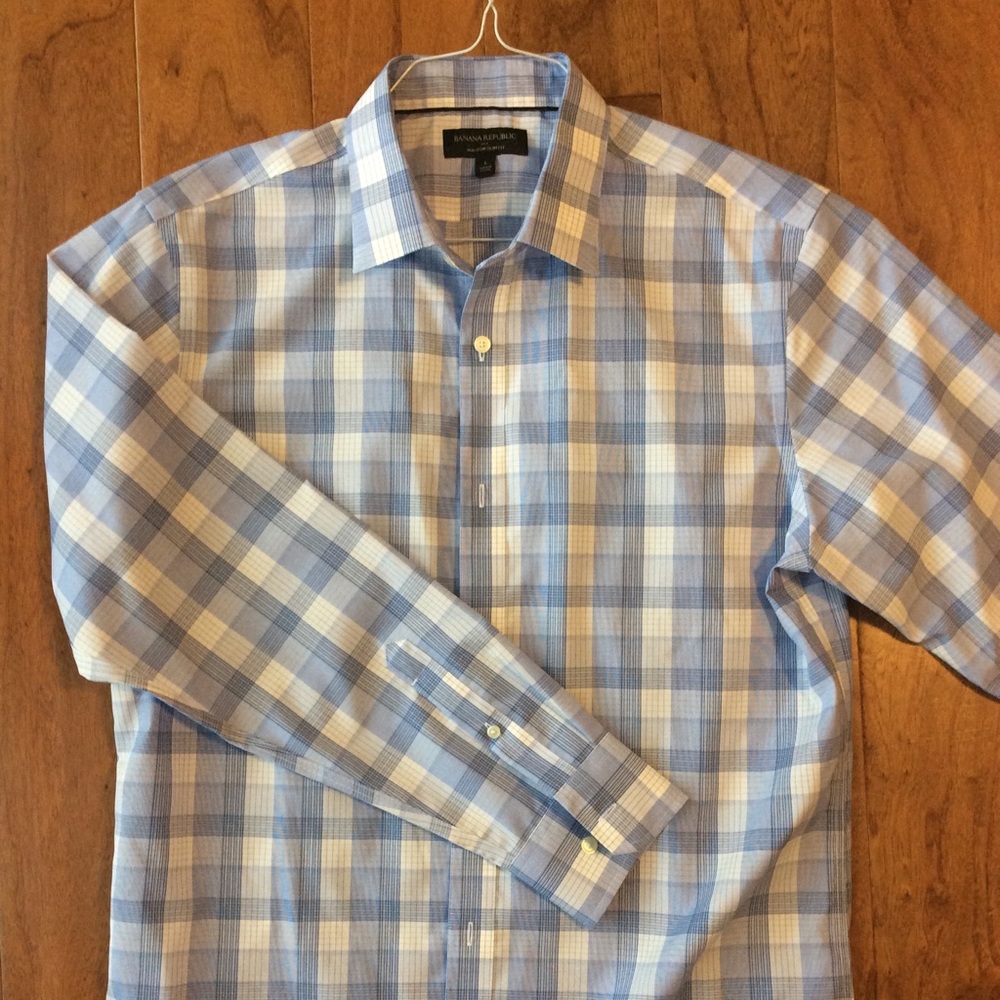 Banana Republic non- iron slim fit dress shirt